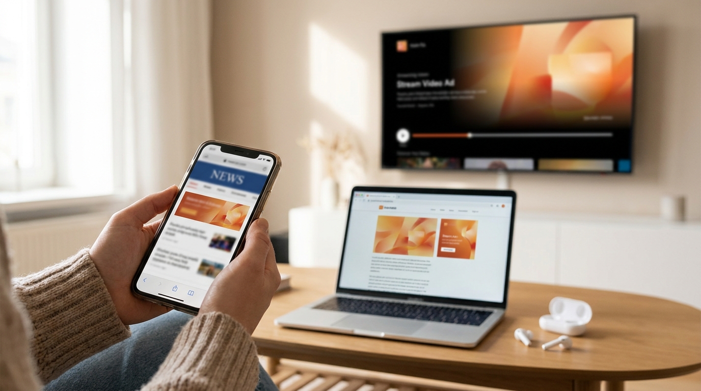 Publicité programmatique sur le mobile, l’ordinateur et la télé connectée